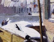 Backyards,Greenwich Village John sloan